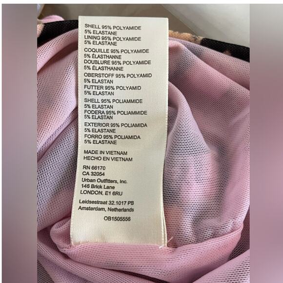 New ~  FREE PEOPLE  ~Avenue Print Tank Top Small ANTHROPOLOGIE Ret $58 - Picture 7 of 8